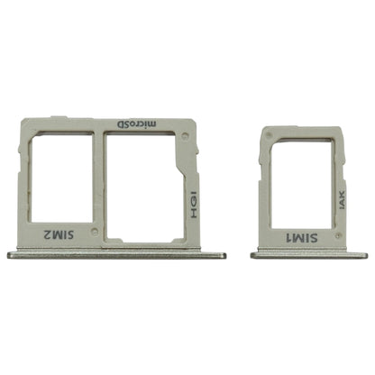 For Samsung Galaxy J6 2018 SM-J600 SIM Card Tray + SIM + Micro SD Card Tray (Gold) - Card Tray by buy2fix | Online Shopping UK | buy2fix
