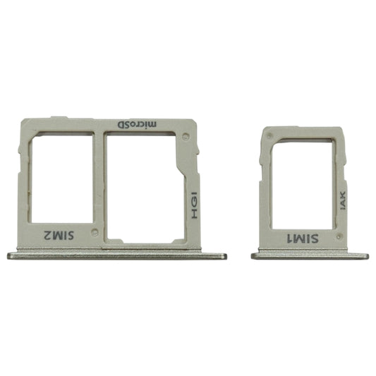 For Samsung Galaxy J6 2018 SM-J600 SIM Card Tray + SIM + Micro SD Card Tray (Gold) - Card Tray by buy2fix | Online Shopping UK | buy2fix