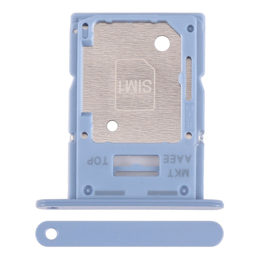 For Samsung Galaxy A15 4G SM-A155F Original SIM Card Tray + SIM / Micro SD Card Tray (Blue) - Card Tray by buy2fix | Online Shopping UK | buy2fix