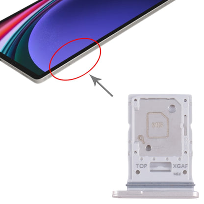 For Samsung Galaxy Tab S9 Ultra 5G SM-X916 Original SIM + Micro SD Card Tray (Gold) - Card Tray by buy2fix | Online Shopping UK | buy2fix