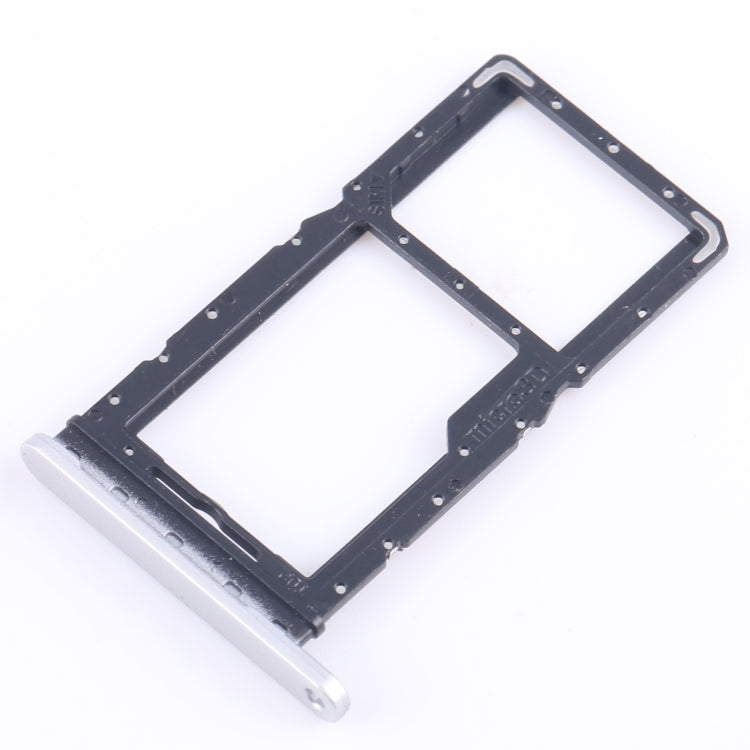 For Samsung Galaxy Tab A9 SM-X115 Original SIM + Micro SD Card Tray (Silver) - Card Tray by buy2fix | Online Shopping UK | buy2fix