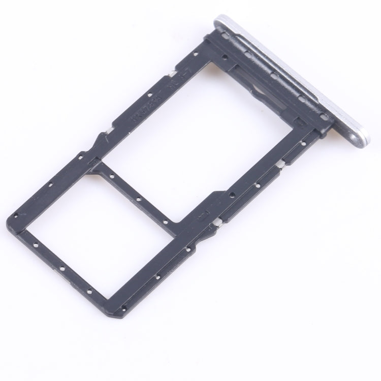 For Samsung Galaxy Tab A9 SM-X115 Original SIM + Micro SD Card Tray (Silver) - Card Tray by buy2fix | Online Shopping UK | buy2fix