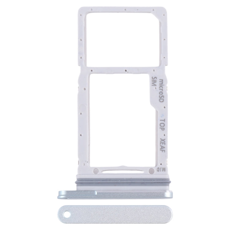 For Samsung Galaxy Tab S9 FE+ 5G SM-X610 Original SIM + Micro SD Card Tray (Silver) - Card Tray by buy2fix | Online Shopping UK | buy2fix