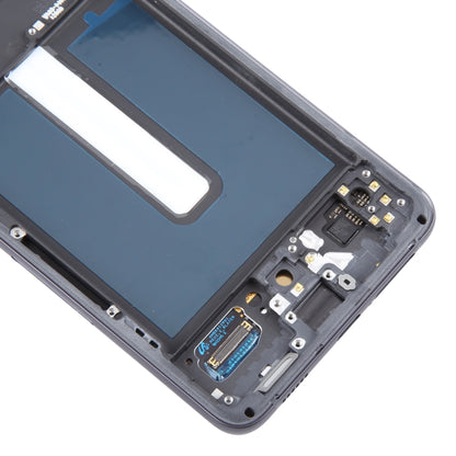 For Samsung Galaxy S21 FE 5G SM-G990B Original LCD Screen Digitizer Full Assembly with Frame (Black) - LCD Screen by buy2fix | Online Shopping UK | buy2fix