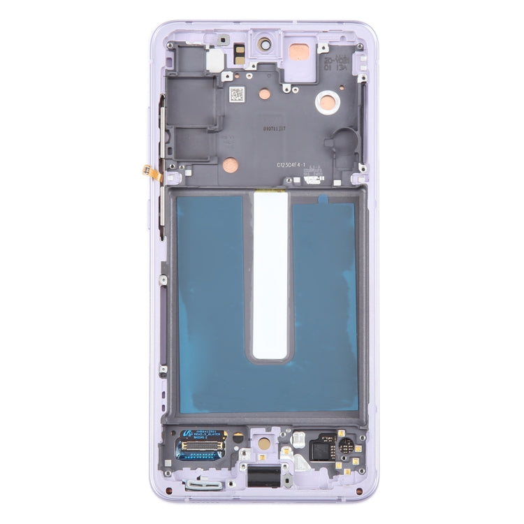 For Samsung Galaxy S21 FE 5G SM-G990B Original LCD Screen Digitizer Full Assembly with Frame (Purple) - LCD Screen by buy2fix | Online Shopping UK | buy2fix