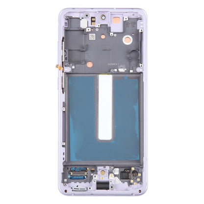 For Samsung Galaxy S21 FE 5G SM-G990B Original LCD Screen Digitizer Full Assembly with Frame (Purple) - LCD Screen by buy2fix | Online Shopping UK | buy2fix
