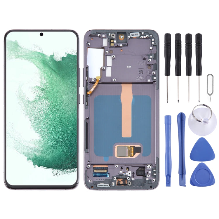 For Samsung Galaxy S22+ 5G SM-S906B Original LCD Screen Digitizer Full Assembly with Frame (Black) -  by buy2fix | Online Shopping UK | buy2fix