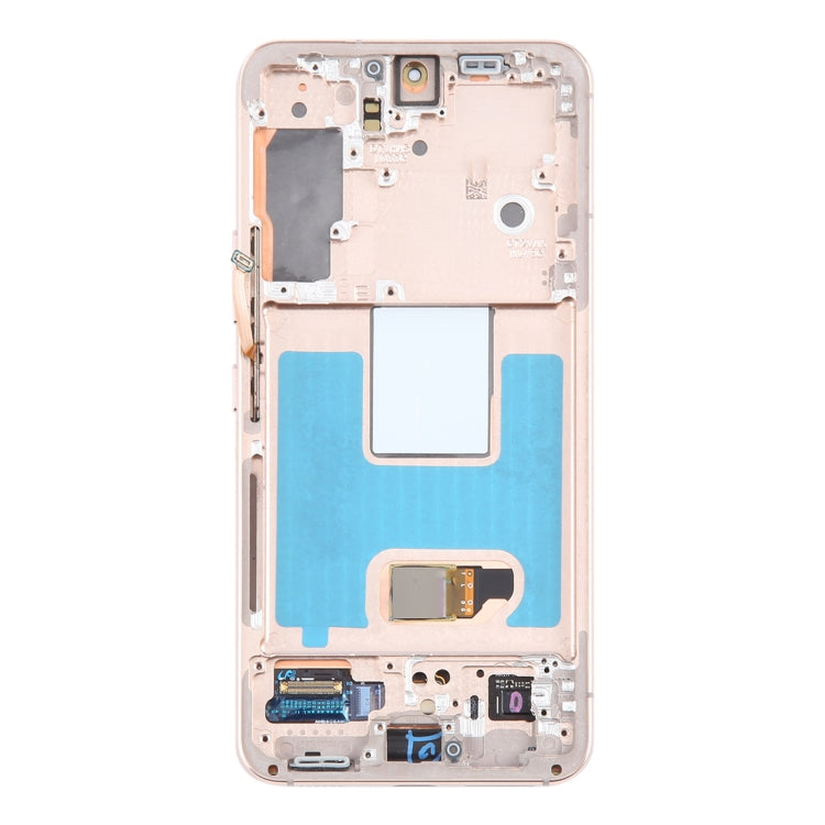 For Samsung Galaxy S22 5G SM-S901B Original LCD Screen Digitizer Full Assembly with Frame (Gold) -  by buy2fix | Online Shopping UK | buy2fix