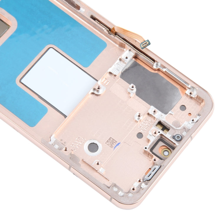 For Samsung Galaxy S22 5G SM-S901B Original LCD Screen Digitizer Full Assembly with Frame (Gold) -  by buy2fix | Online Shopping UK | buy2fix