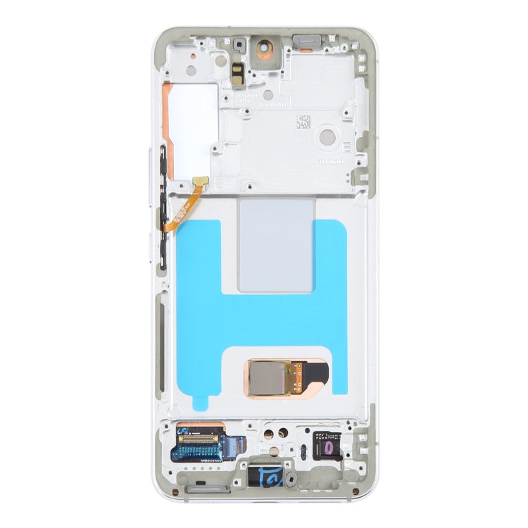 For Samsung Galaxy S22 5G SM-S901B Original LCD Screen Digitizer Full Assembly with Frame (White) -  by buy2fix | Online Shopping UK | buy2fix