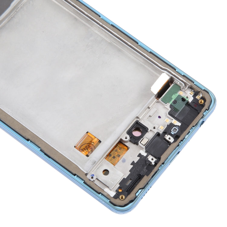 For Samsung Galaxy A72 4G SM-A725 6.43 inch OLED LCD Screen Digitizer Full Assembly with Frame (Blue) - LCD Screen by buy2fix | Online Shopping UK | buy2fix