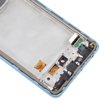 For Samsung Galaxy A72 4G SM-A725 6.43 inch OLED LCD Screen Digitizer Full Assembly with Frame (Blue) - LCD Screen by buy2fix | Online Shopping UK | buy2fix