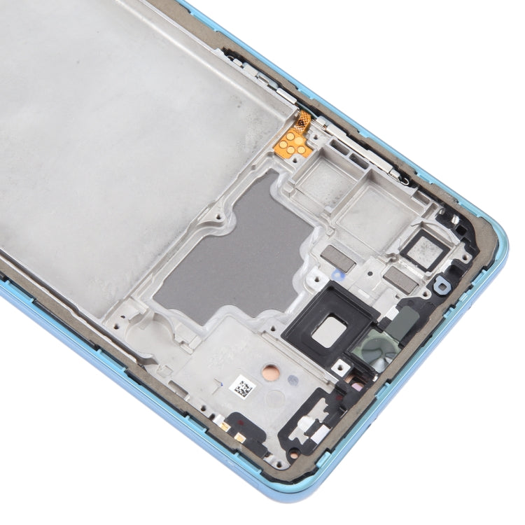For Samsung Galaxy A72 4G SM-A725 6.43 inch OLED LCD Screen Digitizer Full Assembly with Frame (Blue) - LCD Screen by buy2fix | Online Shopping UK | buy2fix