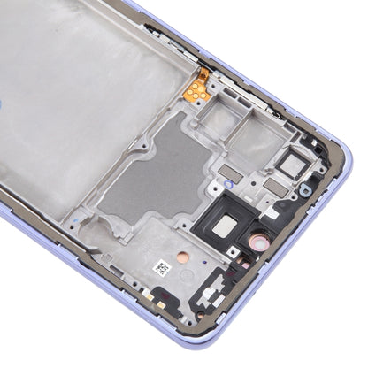 For Samsung Galaxy A72 4G SM-A725 6.43 inch OLED LCD Screen Digitizer Full Assembly with Frame (Purple) - LCD Screen by buy2fix | Online Shopping UK | buy2fix