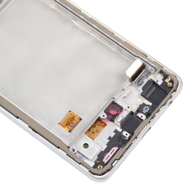 For Samsung Galaxy A72 4G SM-A725 6.43 inch OLED LCD Screen Digitizer Full Assembly with Frame (White) - LCD Screen by buy2fix | Online Shopping UK | buy2fix
