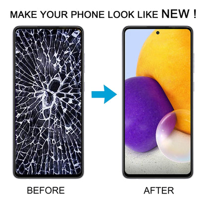 For Samsung Galaxy A72 4G SM-A725 6.43 inch OLED LCD Screen Digitizer Full Assembly with Frame (Blue) - LCD Screen by buy2fix | Online Shopping UK | buy2fix