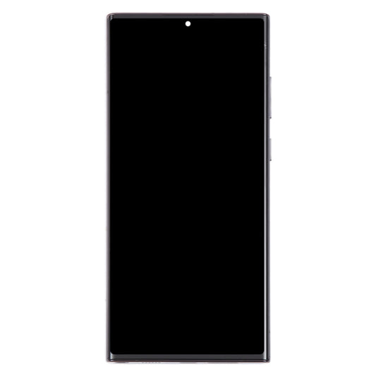 For Samsung Galaxy S22 Ultra 5G SM-S908B Original LCD Screen Digitizer Full Assembly with Frame (Black) -  by buy2fix | Online Shopping UK | buy2fix