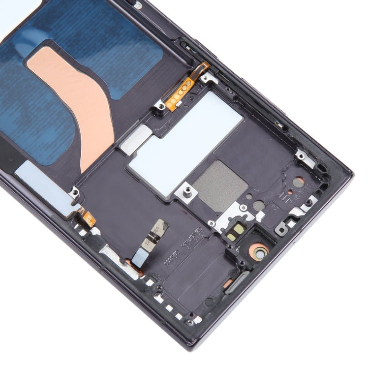 For Samsung Galaxy S22 Ultra 5G SM-S908B Original LCD Screen Digitizer Full Assembly with Frame (Black) -  by buy2fix | Online Shopping UK | buy2fix