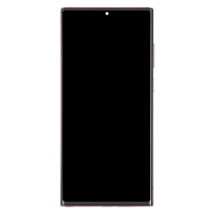 For Samsung Galaxy S22 Ultra 5G SM-S908B Original LCD Screen Digitizer Full Assembly with Frame (Purple) -  by buy2fix | Online Shopping UK | buy2fix