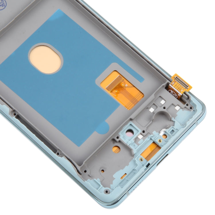 For Samsung Galaxy S20 FE SM-G780F 6.43 inch OLED LCD Screen Digitizer Full Assembly with Frame (Green) - LCD Screen by buy2fix | Online Shopping UK | buy2fix