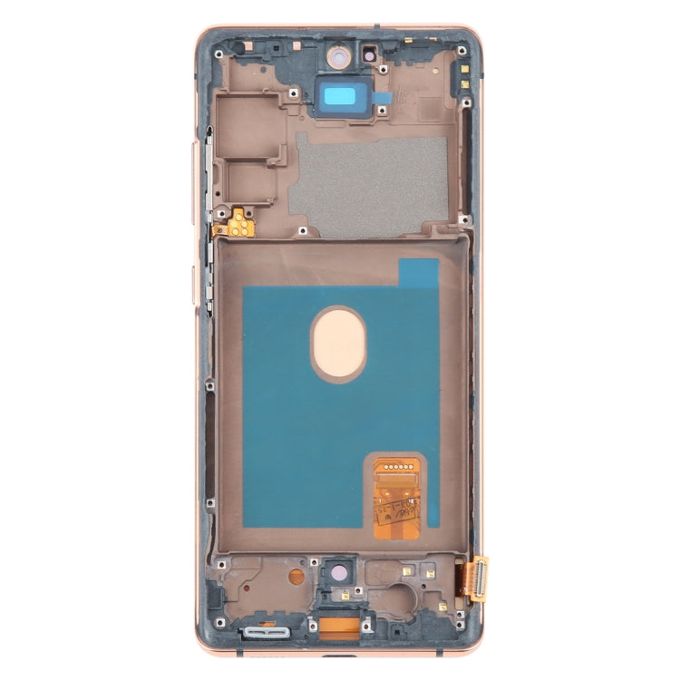 For Samsung Galaxy S20 FE SM-G780F 6.43 inch OLED LCD Screen Digitizer Full Assembly with Frame (Gold) - LCD Screen by buy2fix | Online Shopping UK | buy2fix