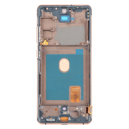 For Samsung Galaxy S20 FE SM-G780F 6.43 inch OLED LCD Screen Digitizer Full Assembly with Frame (Gold) - LCD Screen by buy2fix | Online Shopping UK | buy2fix