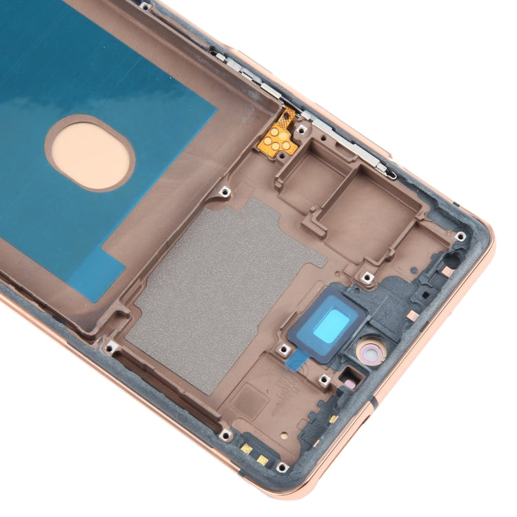 For Samsung Galaxy S20 FE SM-G780F 6.43 inch OLED LCD Screen Digitizer Full Assembly with Frame (Gold) - LCD Screen by buy2fix | Online Shopping UK | buy2fix