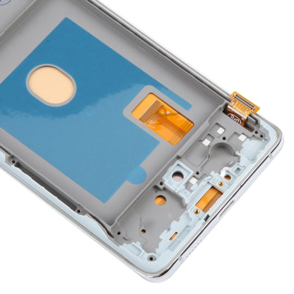 For Samsung Galaxy S20 FE SM-G780F 6.43 inch OLED LCD Screen Digitizer Full Assembly with Frame (Silver) - LCD Screen by buy2fix | Online Shopping UK | buy2fix