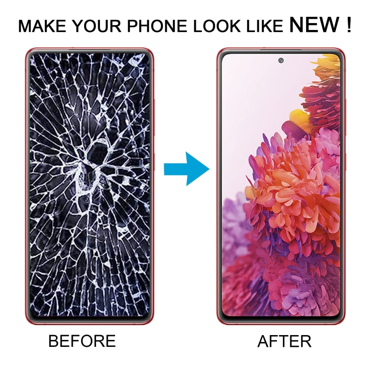 For Samsung Galaxy S20 FE SM-G780F 6.43 inch OLED LCD Screen Digitizer Full Assembly with Frame (Silver) - LCD Screen by buy2fix | Online Shopping UK | buy2fix