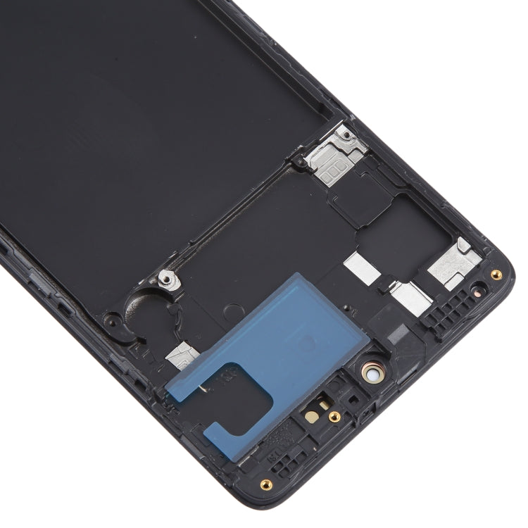 For Samsung Galaxy A71 4G SM-A715F 6.43 inch OLED LCD Screen Digitizer Full Assembly with Frame (Black) - LCD Screen by buy2fix | Online Shopping UK | buy2fix