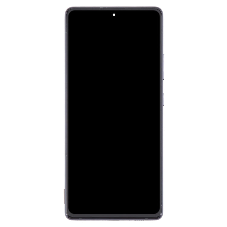 For Samsung Galaxy A71 5G SM-A716B 6.43 inch OLED LCD Screen Digitizer Full Assembly with Frame (Black) - LCD Screen by buy2fix | Online Shopping UK | buy2fix