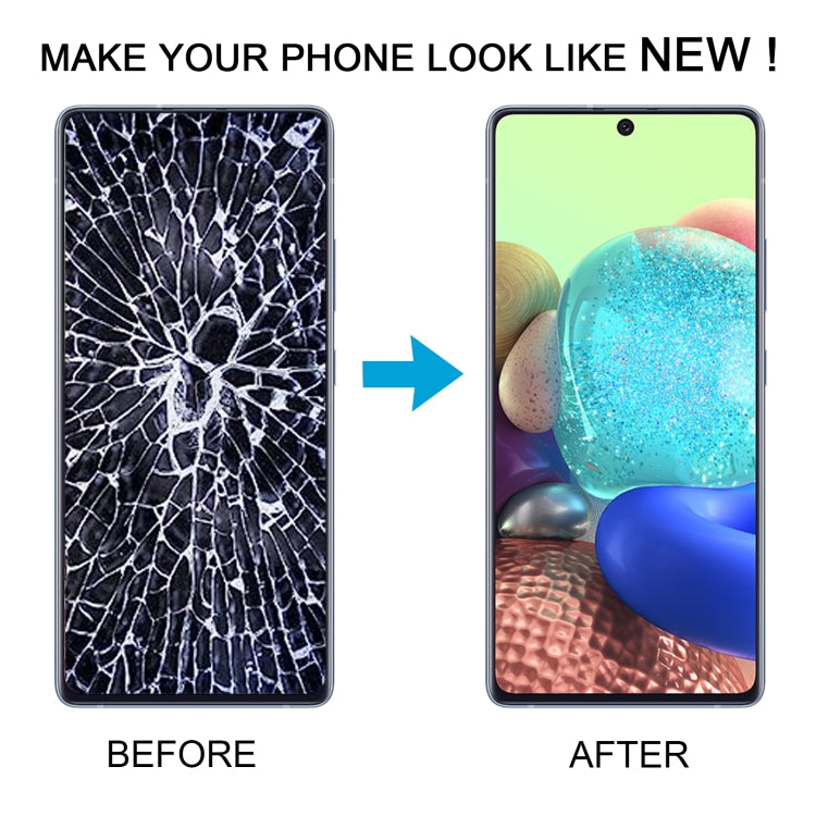 For Samsung Galaxy A71 5G SM-A716B 6.43 inch OLED LCD Screen Digitizer Full Assembly with Frame (Black) - LCD Screen by buy2fix | Online Shopping UK | buy2fix