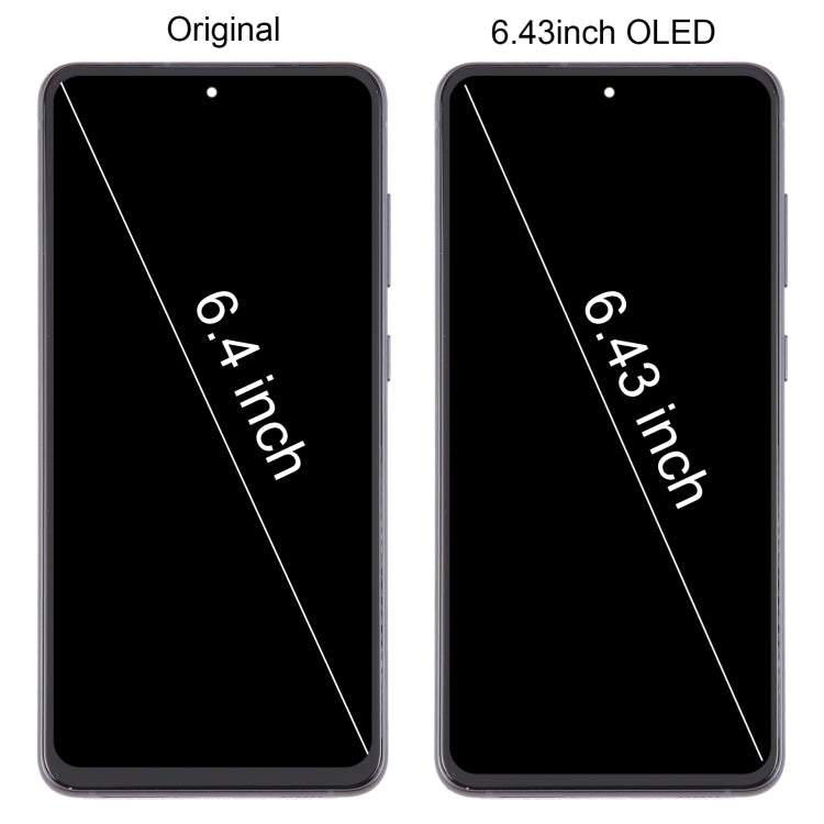 For Samsung Galaxy S21 FE 5G SM-G990B 6.43 inch EU Version OLED LCD Screen Digitizer Full Assembly with Frame (Black) - LCD Screen by buy2fix | Online Shopping UK | buy2fix