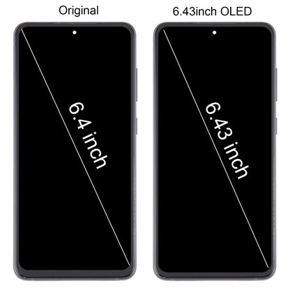 For Samsung Galaxy S21 FE 5G SM-G990B 6.43 inch EU Version OLED LCD Screen Digitizer Full Assembly with Frame (Black) - LCD Screen by buy2fix | Online Shopping UK | buy2fix