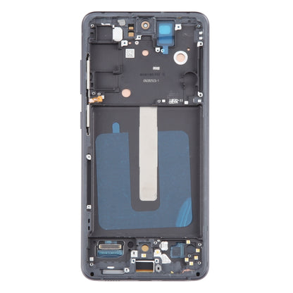 For Samsung Galaxy S21 FE 5G SM-G990B 6.43 inch EU Version OLED LCD Screen Digitizer Full Assembly with Frame (Black) - LCD Screen by buy2fix | Online Shopping UK | buy2fix