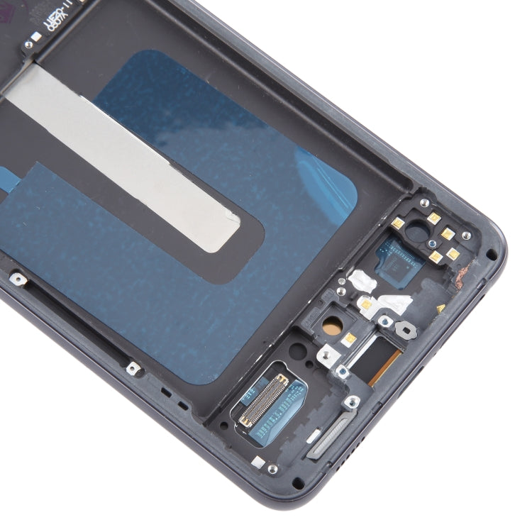 For Samsung Galaxy S21 FE 5G SM-G990B 6.43 inch EU Version OLED LCD Screen Digitizer Full Assembly with Frame (Black) - LCD Screen by buy2fix | Online Shopping UK | buy2fix