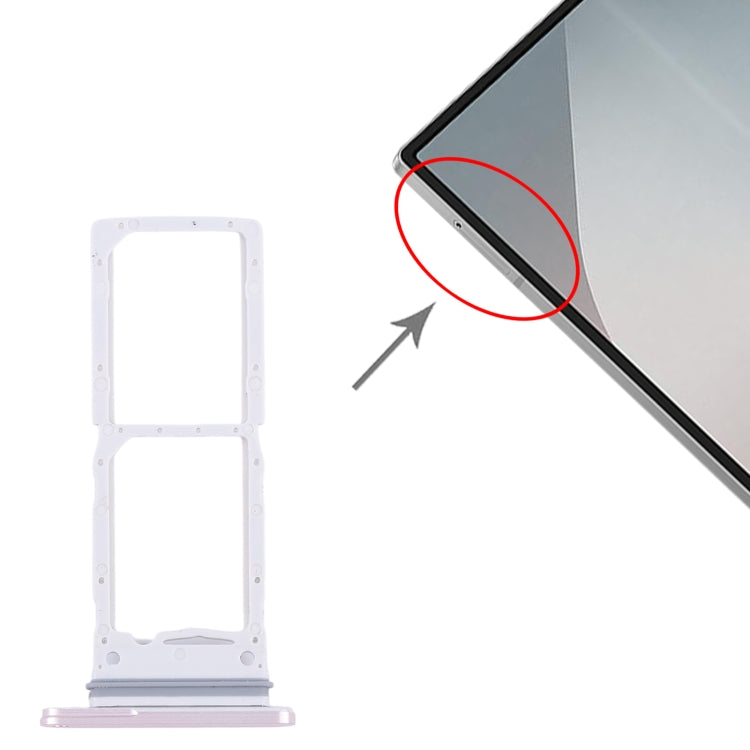 For Samsung Galaxy Z Fold6 SM-F956B Original SIM Card Tray + SIM Card Tray (Pink) - Card Tray by buy2fix | Online Shopping UK | buy2fix