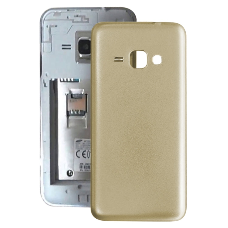 For Galaxy J1 (2016) / Express 3 / Galaxy Amp 2 / J120F / J120A / J120H / J120M / J120M / J120T Back Cover (Gold) - Back Cover by buy2fix | Online Shopping UK | buy2fix