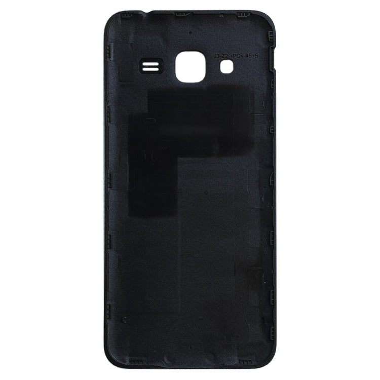 For Galaxy J3 (2016) / J320FN / J320F / J320G / J320M / J320A / J320V / J320P Back Cover (Black) - Back Cover by buy2fix | Online Shopping UK | buy2fix