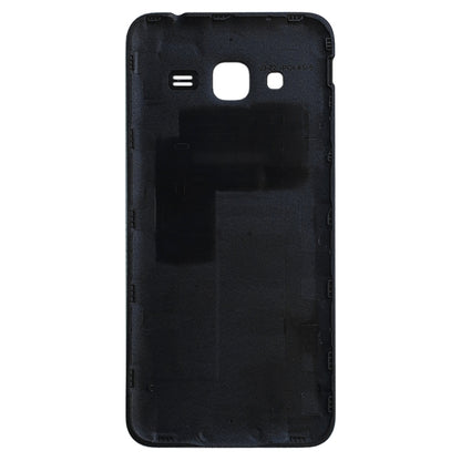For Galaxy J3 (2016) / J320FN / J320F / J320G / J320M / J320A / J320V / J320P Back Cover (Black) - Back Cover by buy2fix | Online Shopping UK | buy2fix