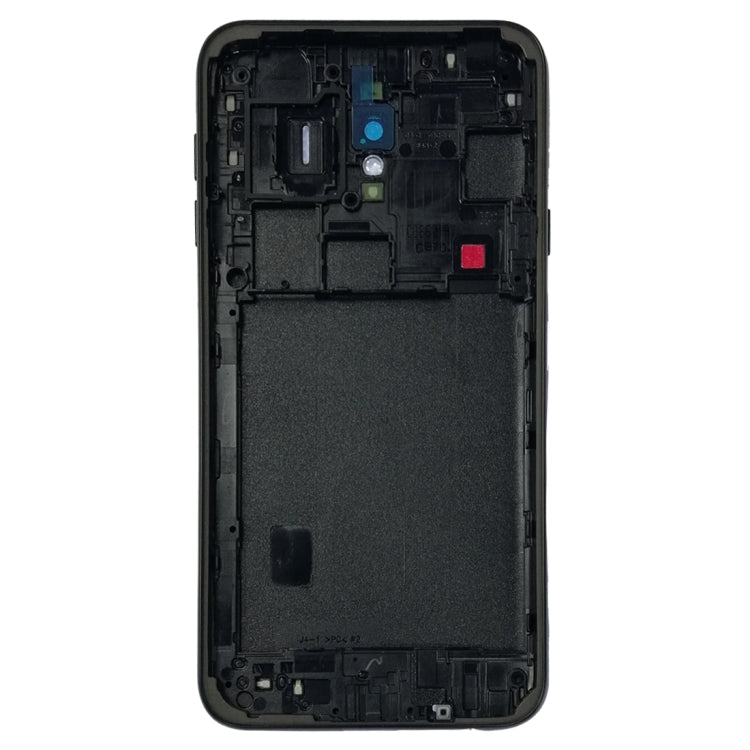 For Galaxy J4, J400F/DS, J400G/DS Back Cover + Middle Frame Bezel Plate (Black) - Back Cover by buy2fix | Online Shopping UK | buy2fix