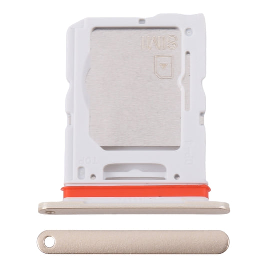 For Samsung Galaxy M55 SM-M556B Original SIM Card Tray + SIM Card Tray / Micro SD Card Tray (Gold) - Card Tray by buy2fix | Online Shopping UK | buy2fix