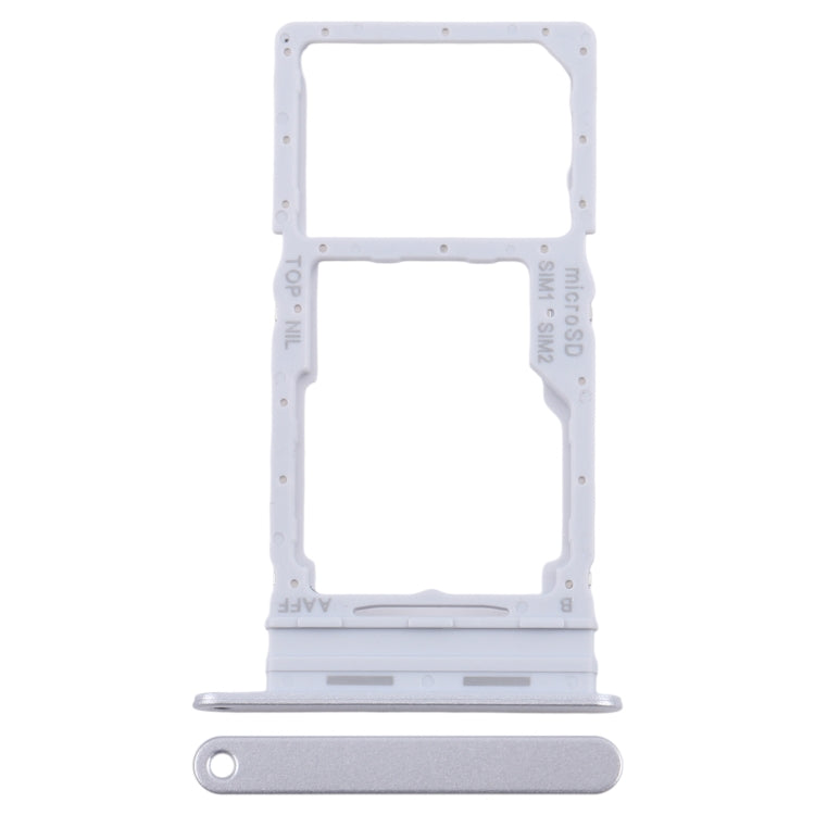 For Samsung Galaxy A16 5G SM-A166B Original SIM + SIM / Micro SD Card Tray (Silver) - Card Tray by buy2fix | Online Shopping UK | buy2fix