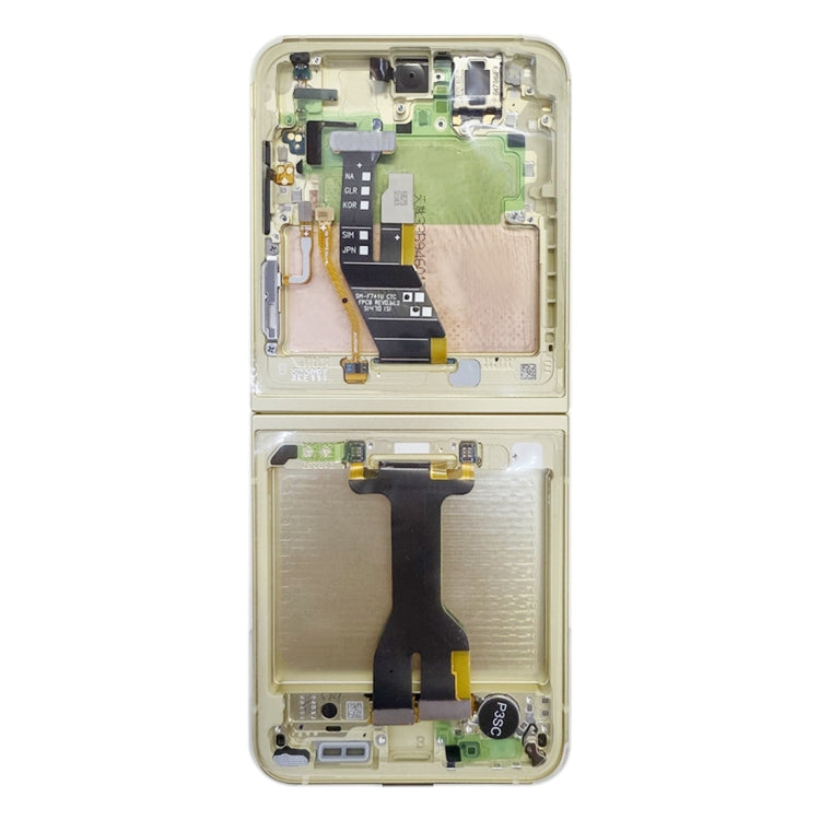 For Samsung Galaxy Z Flip6 SM-F741B Original LCD Screen Digitizer Full Assembly with Frame (Yellow) - LCD Screen by buy2fix | Online Shopping UK | buy2fix