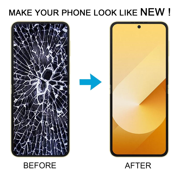 For Samsung Galaxy Z Flip6 SM-F741B Original LCD Screen Digitizer Full Assembly with Frame (Yellow) - LCD Screen by buy2fix | Online Shopping UK | buy2fix