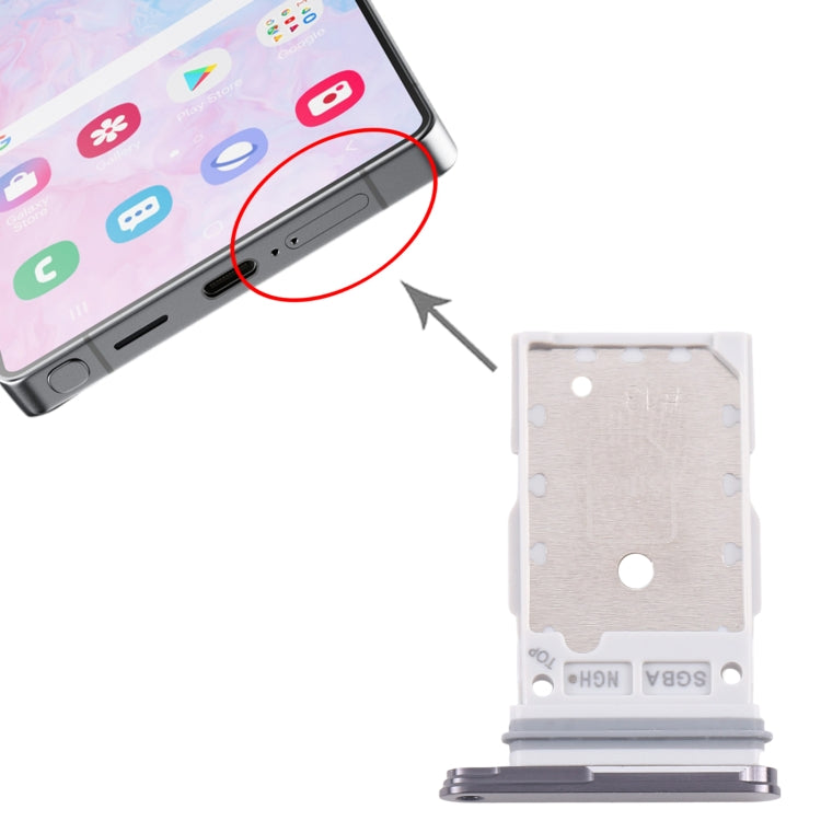 For Samsung Galaxy S25 / S25+ SM-S931/S936 Original SIM Card Tray + SIM Card Tray (Black) -  by buy2fix | Online Shopping UK | buy2fix