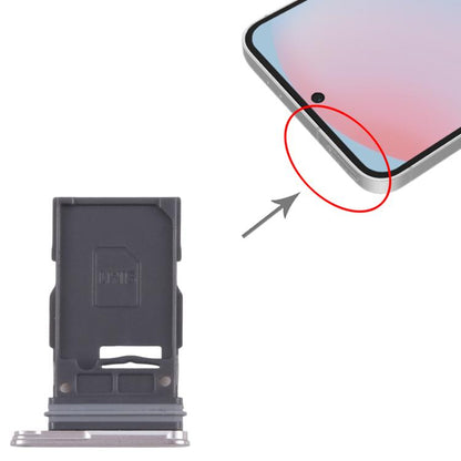 For Samsung Galaxy S24 FE SM-S721B Original SIM Card Tray (Silver) -  by buy2fix | Online Shopping UK | buy2fix