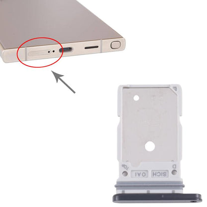 For Samsung Galaxy S25 Ultra SM-S938B Original SIM + SIM Card Tray (Black) -  by buy2fix | Online Shopping UK | buy2fix