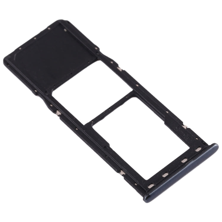 For Galaxy A20 A30 A50 SIM Card Tray + Micro SD Card Tray (Black) - Card Tray by buy2fix | Online Shopping UK | buy2fix