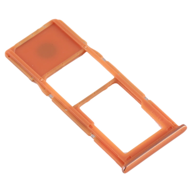 For Galaxy A20 A30 A50 SIM Card Tray + Micro SD Card Tray (Orange) - Card Tray by buy2fix | Online Shopping UK | buy2fix